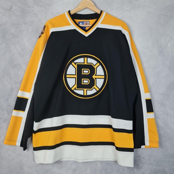 STARTER Other - Vintage Boston Bruins Jersey Mens Large Black NHL Hockey Starter Alternate Bear